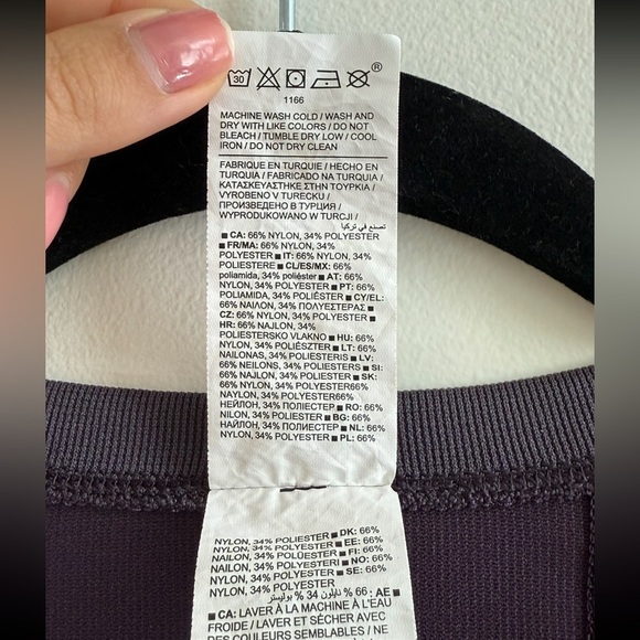 Athleta Momentum Seamless Dark Purple Long Sleeve Top - Picture 4 of 6